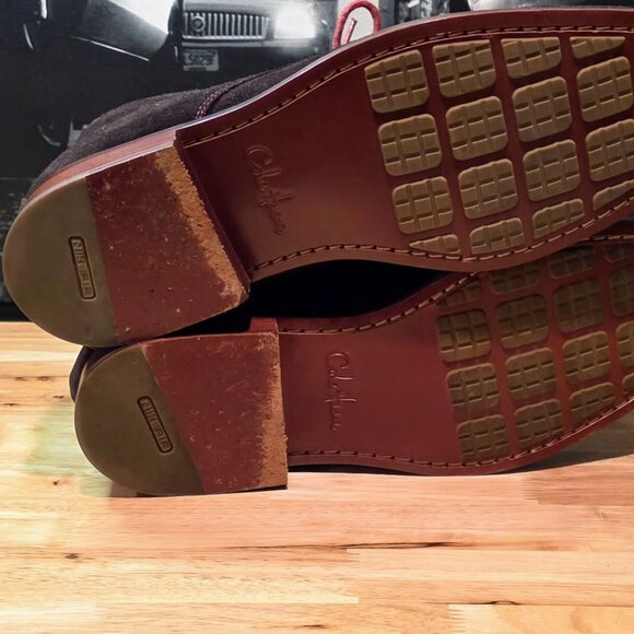 Cole Haan Men’s Suede Chukka Boots – Chocolate Brown – Nike Air Sole – Size 13M - Picture 4 of 7